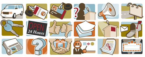 Gates Foundation Icons